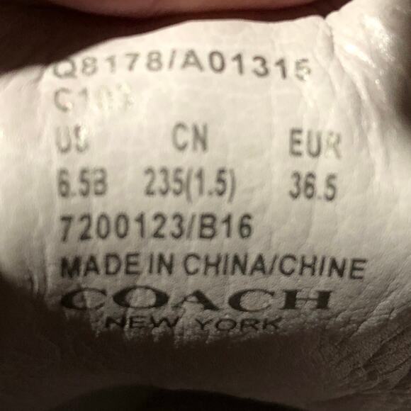 Coach Floral Animal Print Sneaker C103 Limited Edition, 6.5, Loafers Mob Wife - Picture 15 of 15